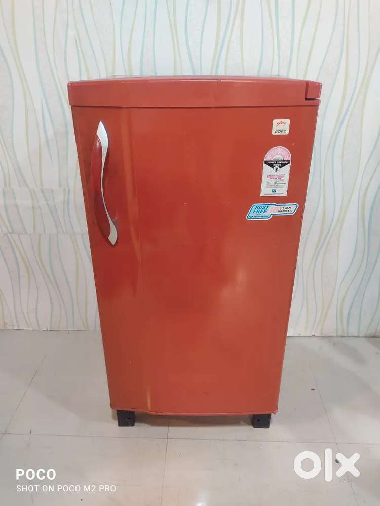 Second hand Godrej 5 Star 190 litres Single Door Fridge, Free Delivery