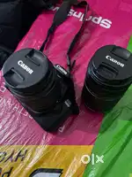 Canon eos 1500d dslr camera with dual lens