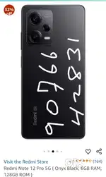 Sell Radmi note 12pro 5g hai Box cherger hai 6.28 gb