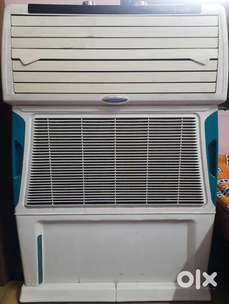 Symphony Touch 80 Personal Air Cooler For Home with 4-Side(80L, White)