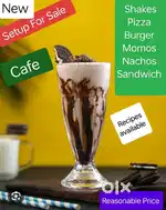 Shakes Momos Pizza Burger WadaPav Nachos Lassi Setup Sale