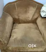 7-Seater Sofa in Solid Tahli Wood – Strong Frame, Needs New Upholstery
