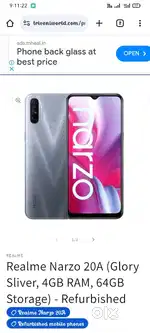 Realme narzo  a20 4g