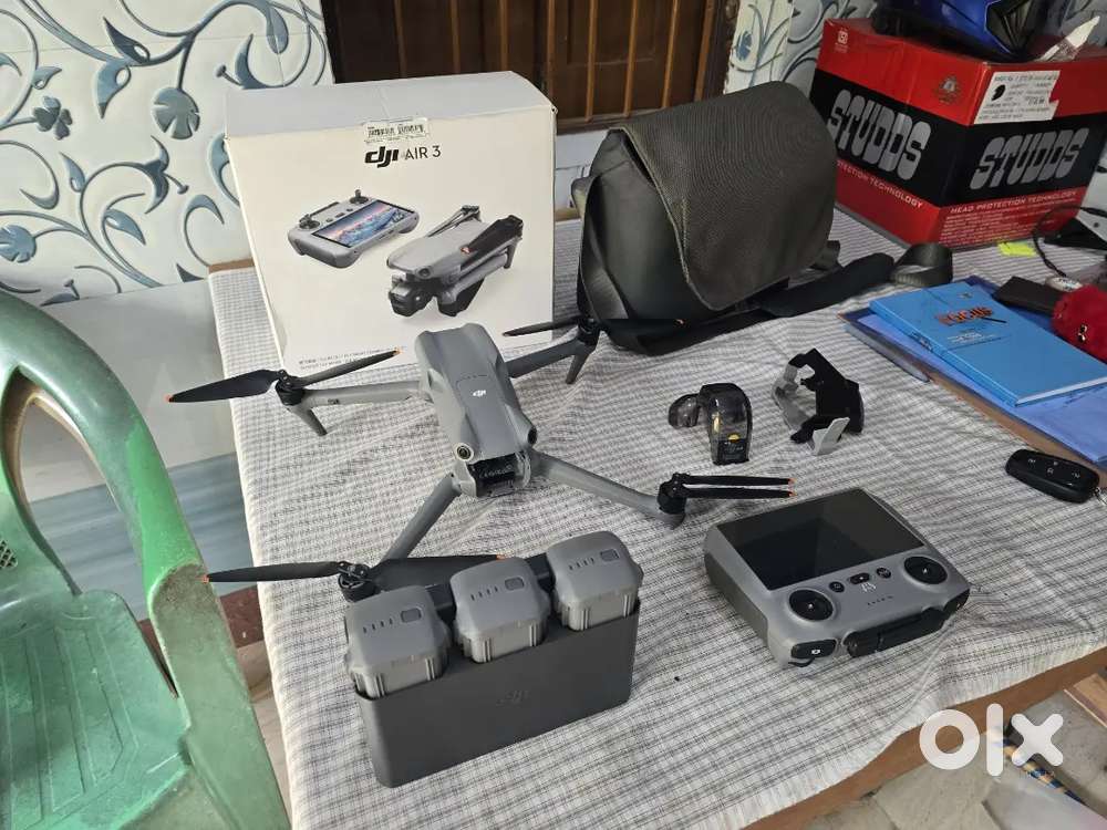 DJI Air 3 4K Dual Camera Drone very less used with combo kit sell
