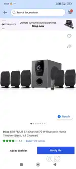 Intex home theatre