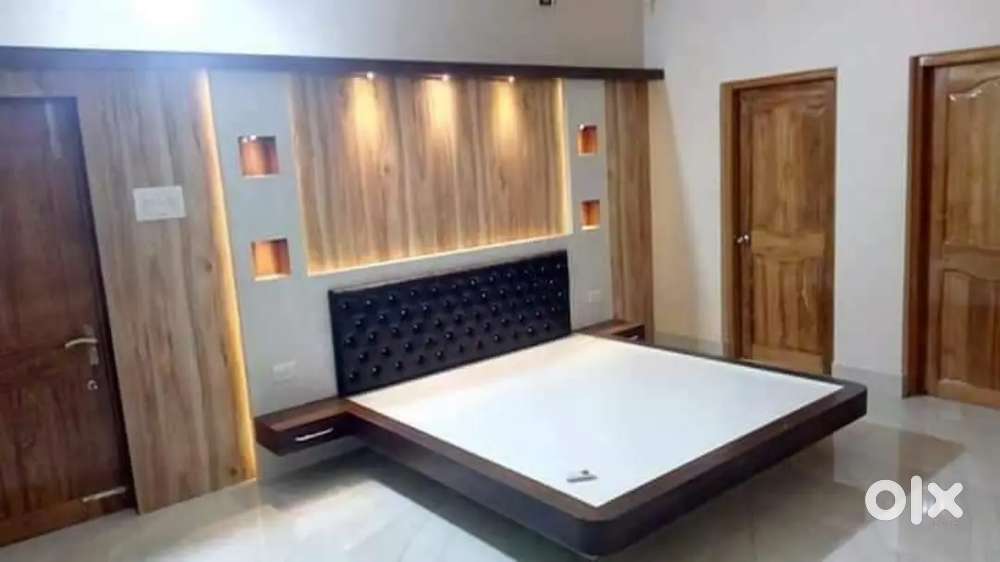फलेट ओफिस शोरूम में फर्नीचर कलर्स पीओपी ऐंड ओल वकॅ समाधान