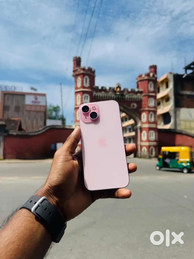 iphone 15 128 gb 86 bh Pink colour