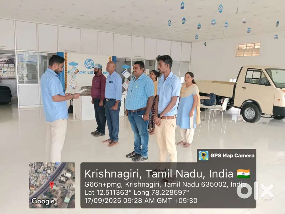 Job opening in Ashok Leyland -LCV/ SCV sales