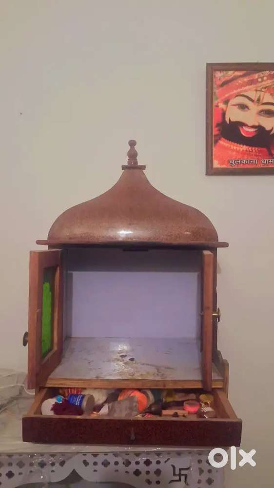 Wood Mandir and study cum computer table