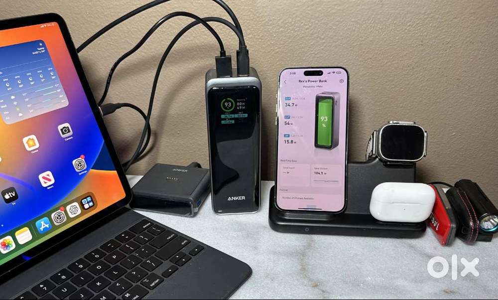 Anker MagGo 10k Magsafe Power Bank Anker 27650 mah 3 port 250 watt