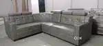 NEW PREMIUM QUALITY L SHAPE SOFA SET  WITH CUP HOLDER 2+2+1+L