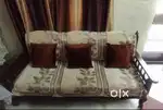 Wooden sofa