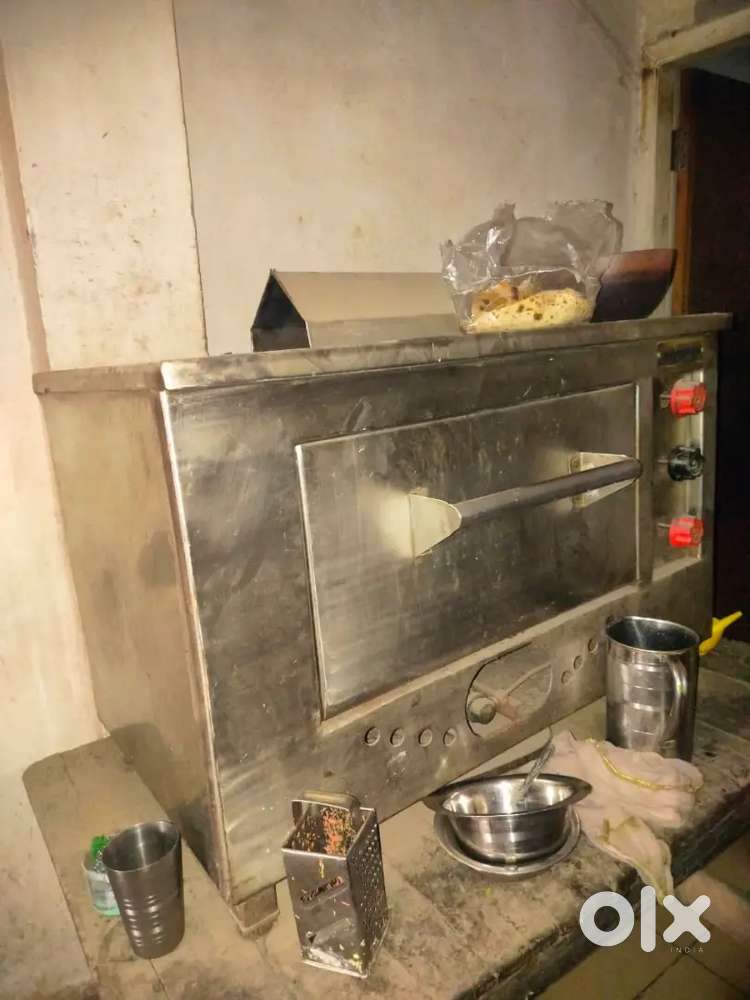 Gas pizza oven full stainless steel