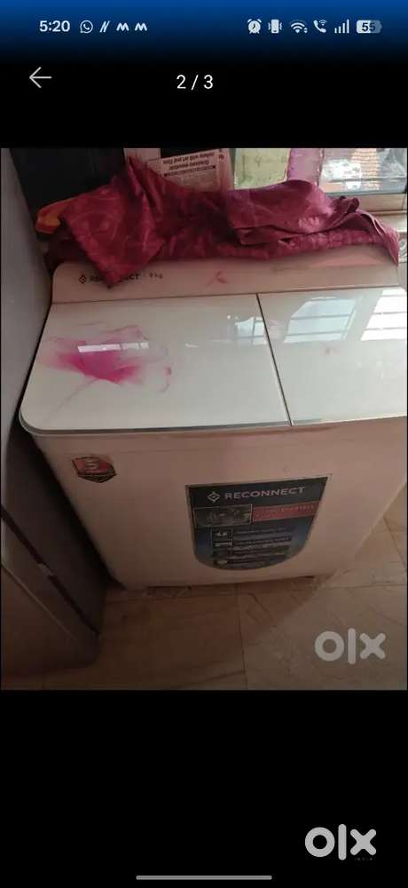 Reconnect washing machine