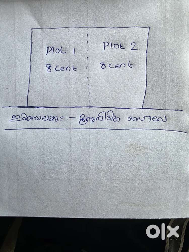 ഇരിഞ്ഞാലക്കുട മൂന്നുപ്പീടിക ഹൈവേ യിൽ 8 സെന്റ് വില്പനക്ക്
