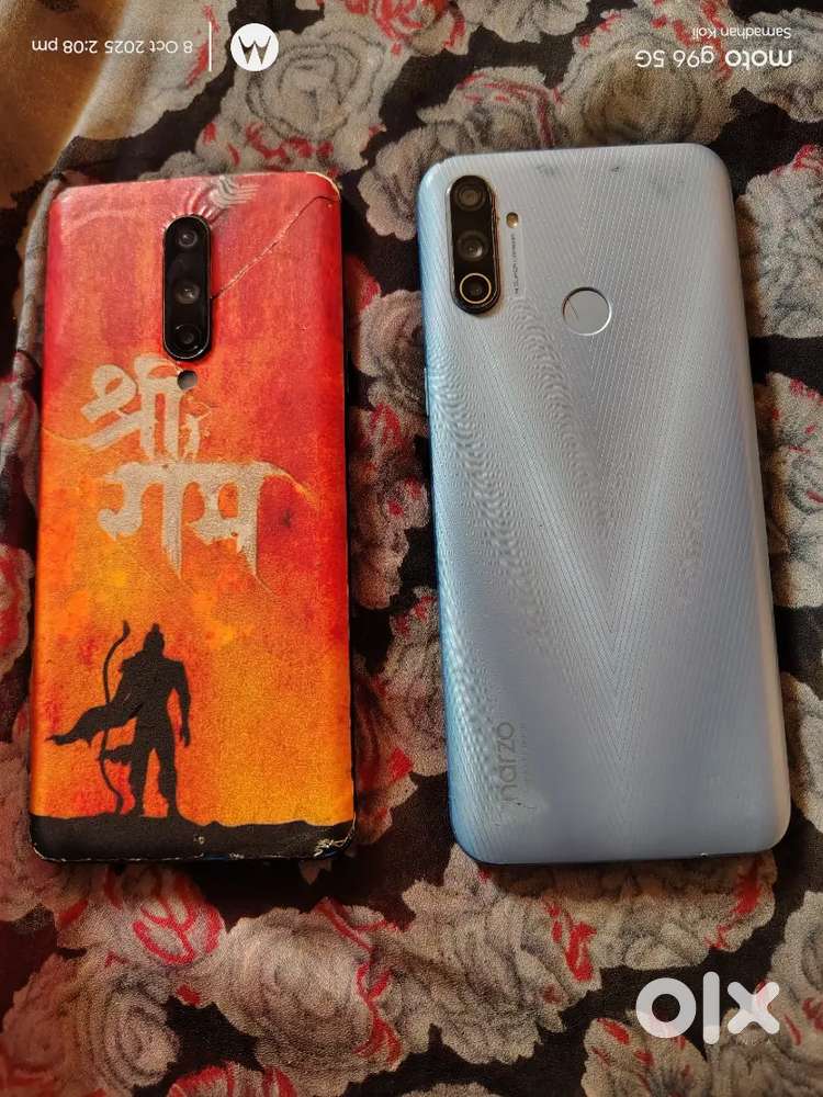 OnePlus 8 realme narzo 20a 3=32ram