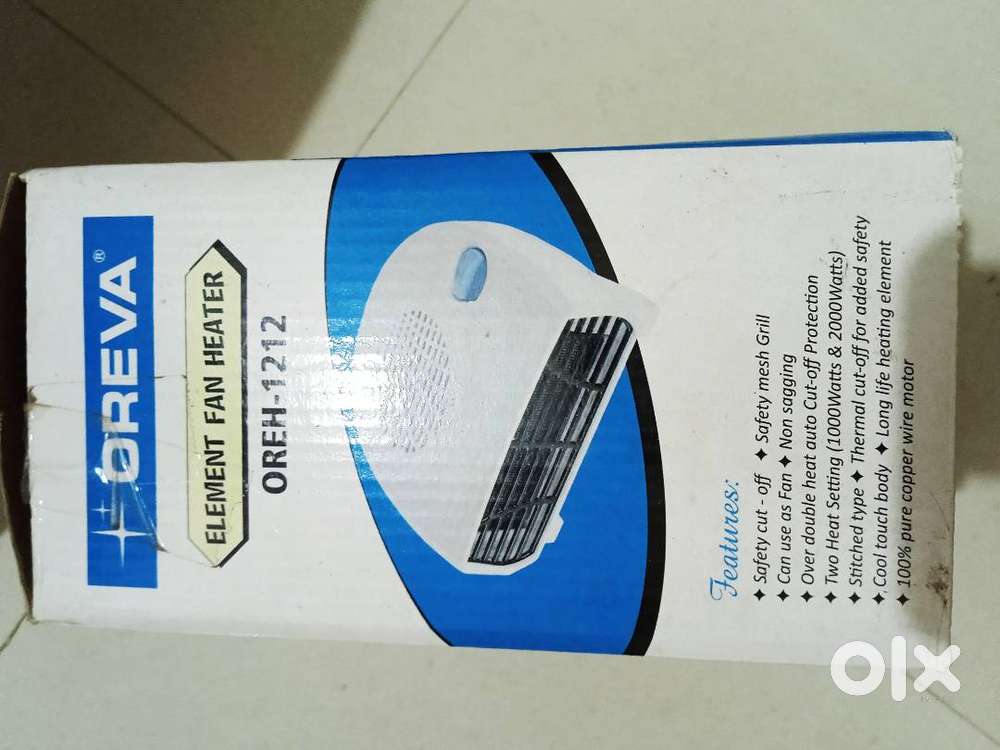 Sale Oreva Fan Heater  Model No OREH 1212