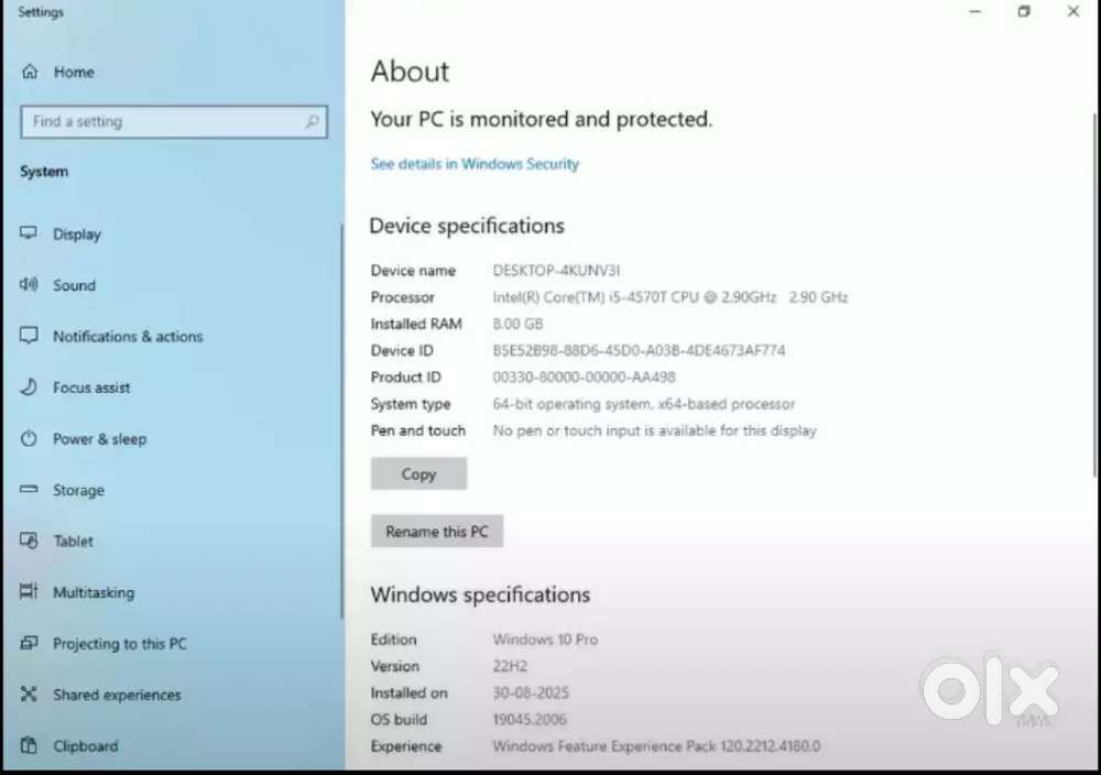 Desktop CPU, powered by an Intel Core I5 4th Generation processor,