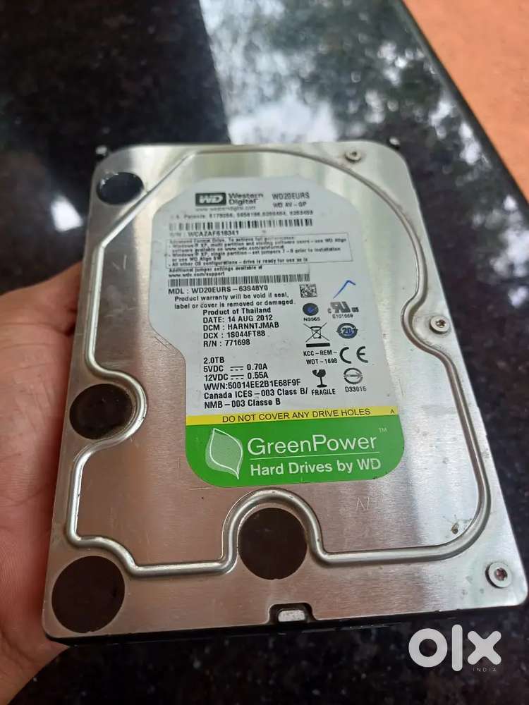 Hdd 2 tb kottakkal