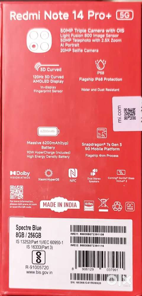 Redmi note14 pro plus