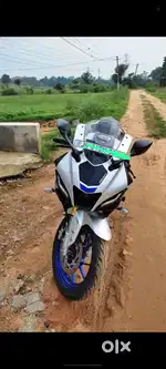 Sale bike R15m silver top model.