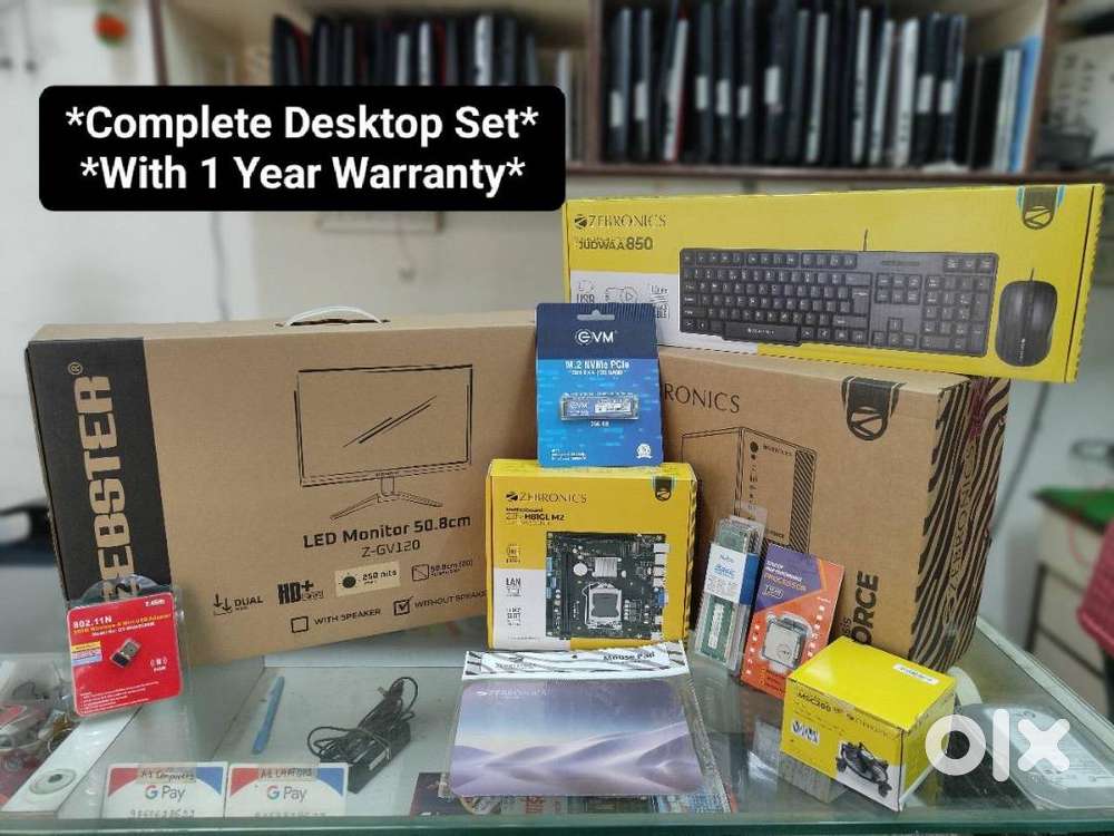 New i5 Desktop Set With 1 Year Brand Warranty A1 Computers Amravati