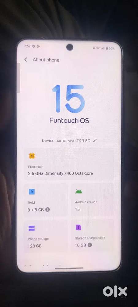 Vivo T4 R brand new condition mobile