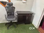 Brand new wooden study table and chair combo