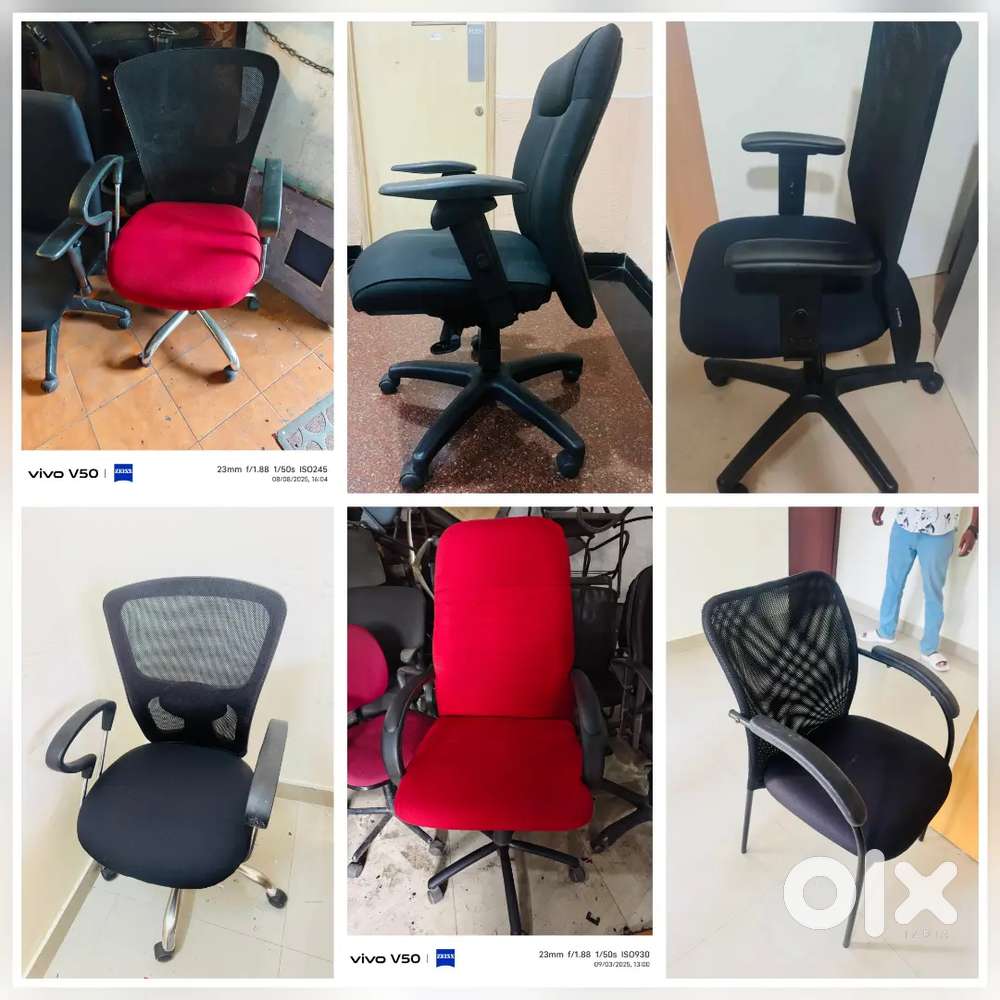 office chairs branded items used well maintained starting price 1000