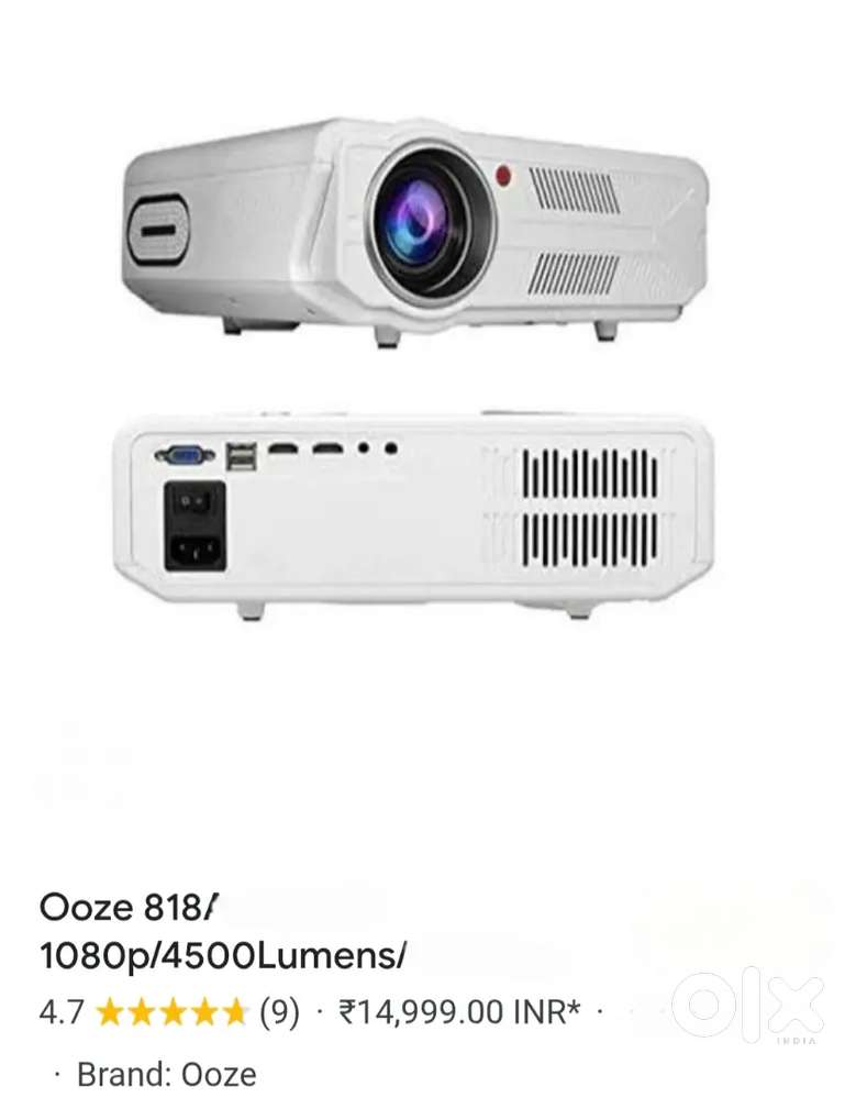 Ooze 818 projector brand new condition