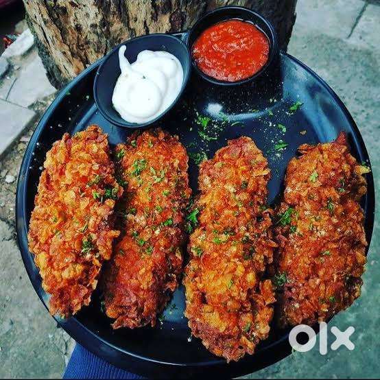 Paneer pop corn, kurkure chaap etc.