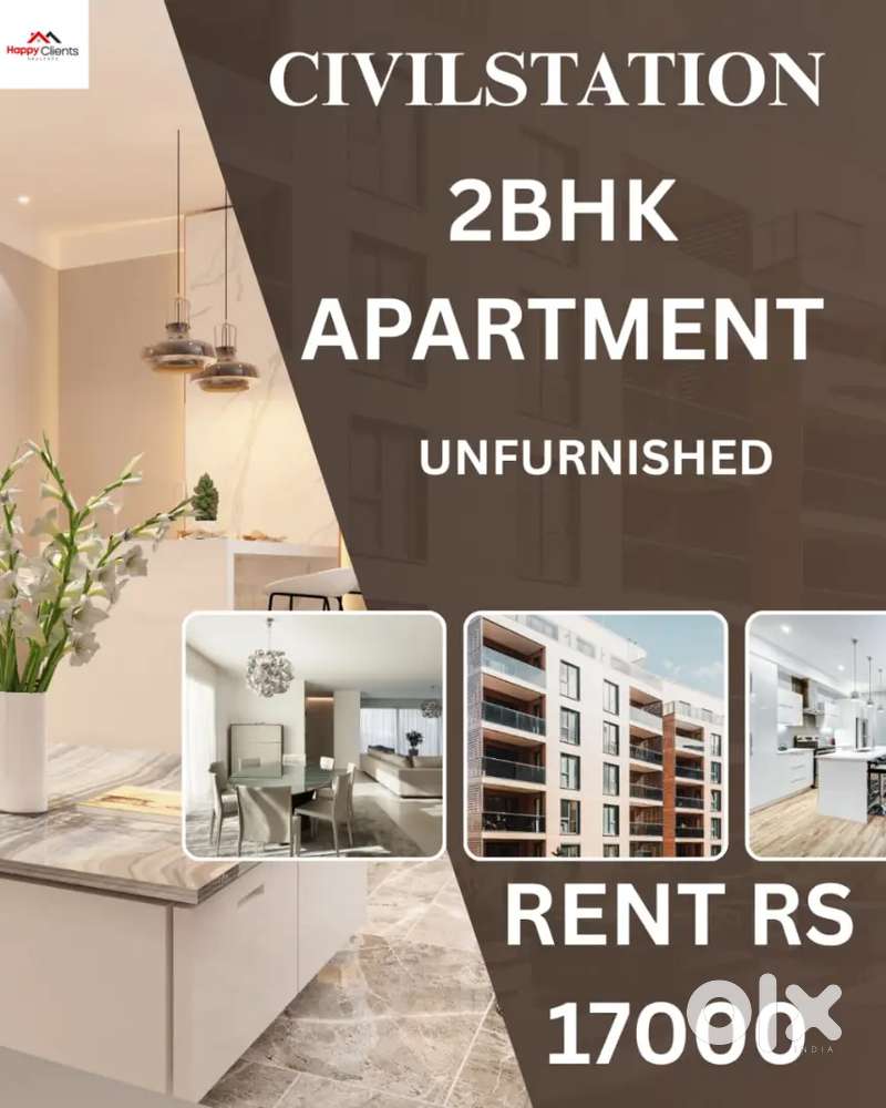 Civilstation 2bhk unfurnished apartment for rent
