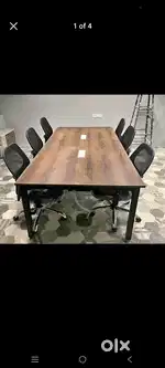 Brand new conference table with metal legs.
Material -top 25m