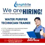 WE'RE HIRING – Water Purifier Trainee