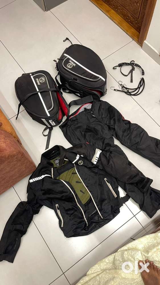 Rynox pro full set… jacket , pant, side boxes & 2 ropes