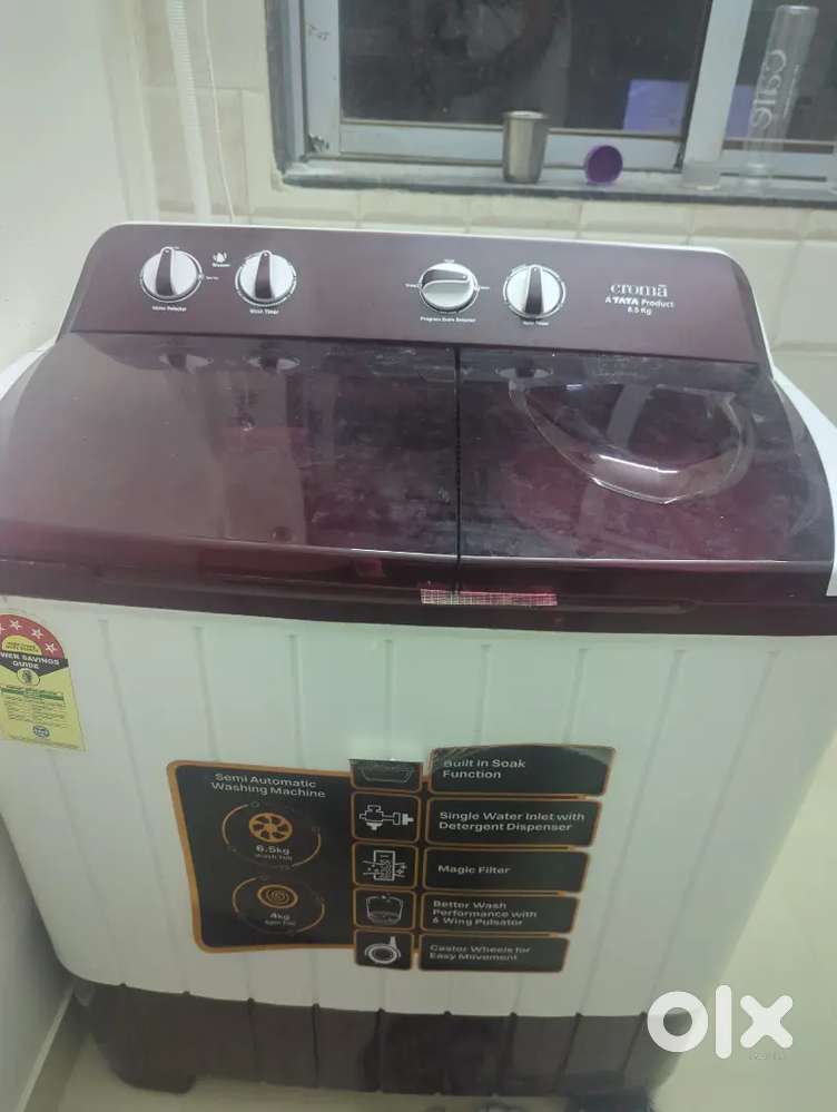 5 star semi automatic washing machine