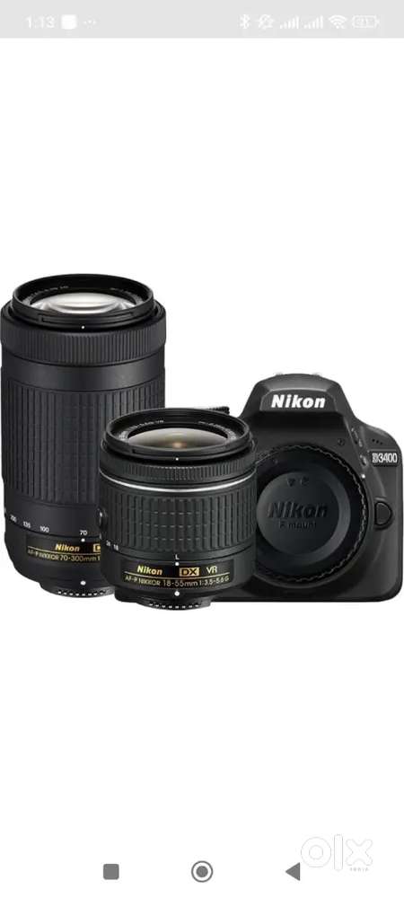Nikon D3400 dual lens