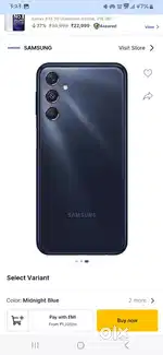 Samsung m34 5g ram 6gb  storage 128gb new condition  phone