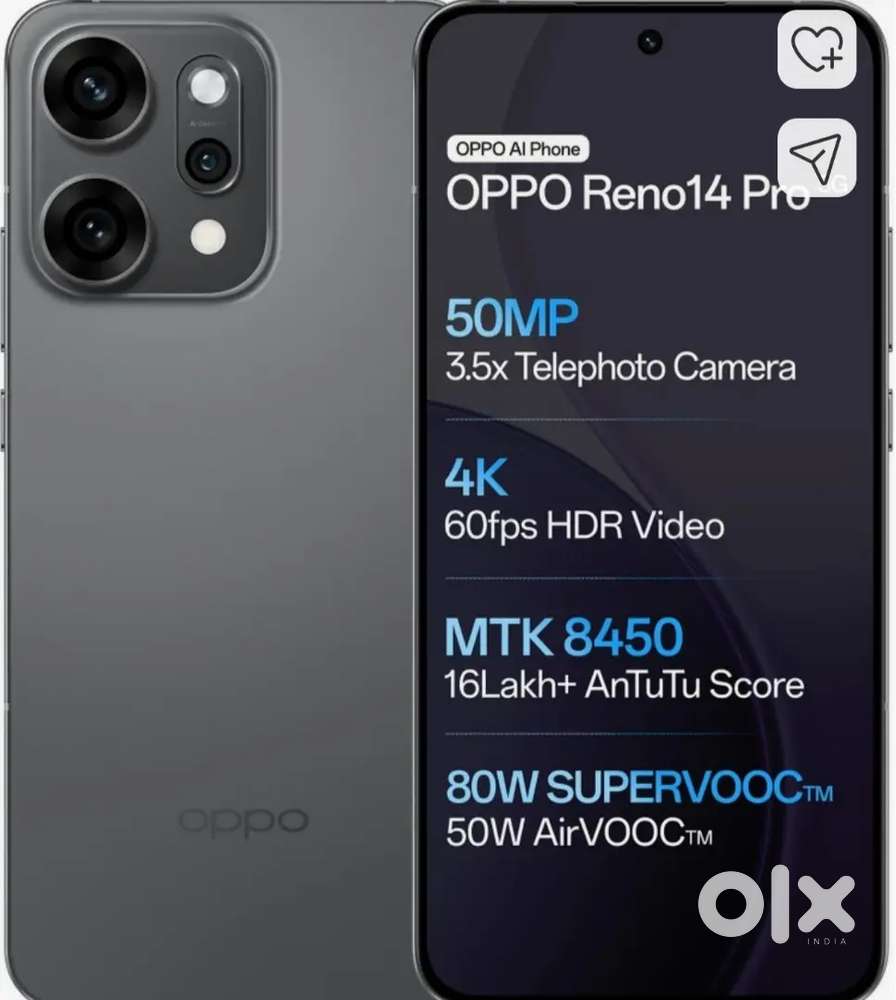 Oppo reno 14 pro 256 1sep 2025 nu leya 50000 da