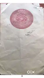 Antique Nizam One Rupee Stamp Paper