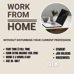 *Work From Home Job Part Time / Full Time Apply Now*