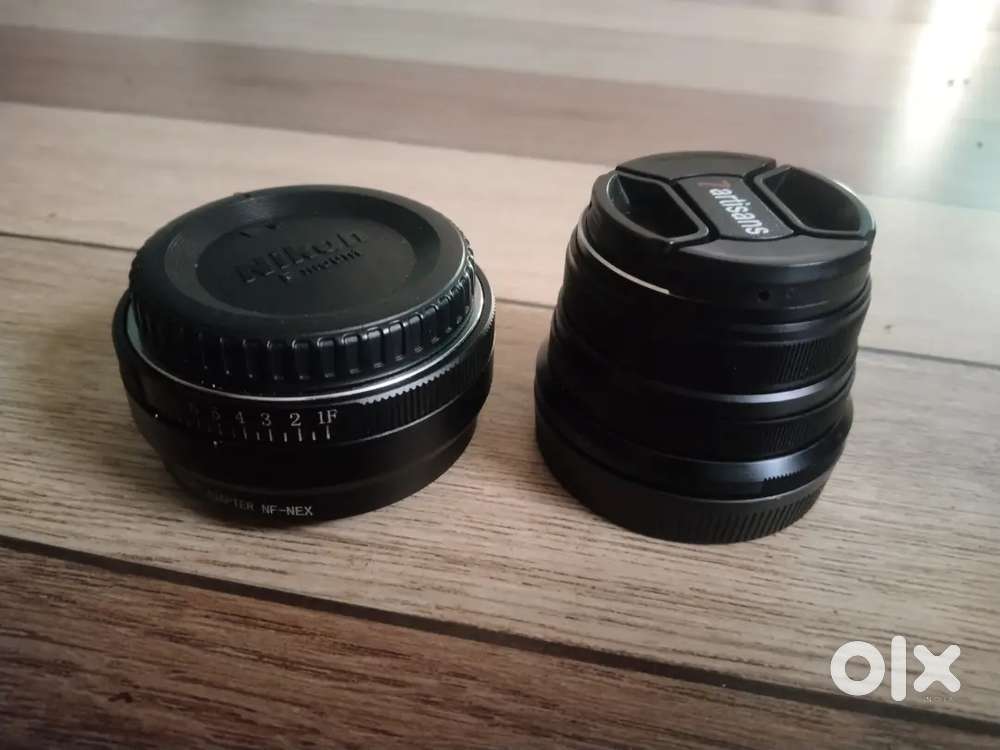 Nikon F Mount to Sony E mount Adaptor + 7 Artisans 25mm 1.8 Sony E