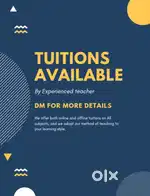Tuitions for class Ukg to class 8