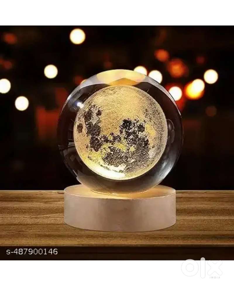 3D Moon Crystal Ball Lamp   Order Directly to Your Home & COD