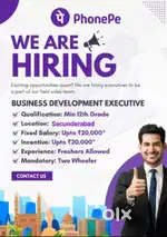 We are hiring sales executive