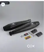 Red Rooster Performance Exhaust Black Matte Fresh piece not used