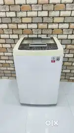 LG 6.2kg black and white colour inverter model top load washing machin