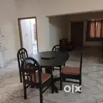 2 big rooms with attached let-bath, drawing, dinning, pooja room