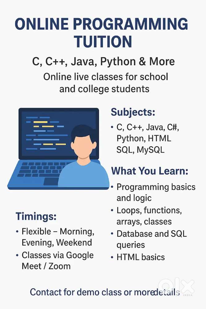 Online Programing Tution