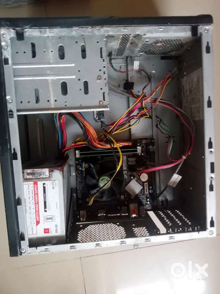 Cabinet with motherboard hdd i3/i5 processor
